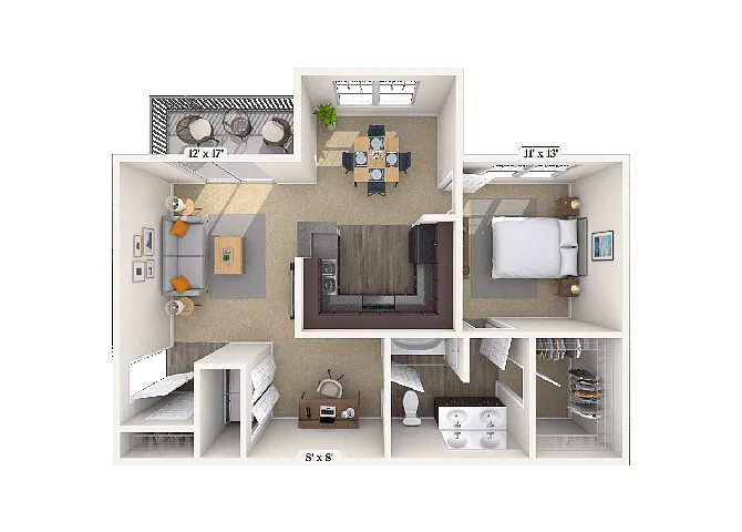 Floor plan St Vincent