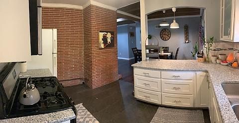 kitchen looking into dining room