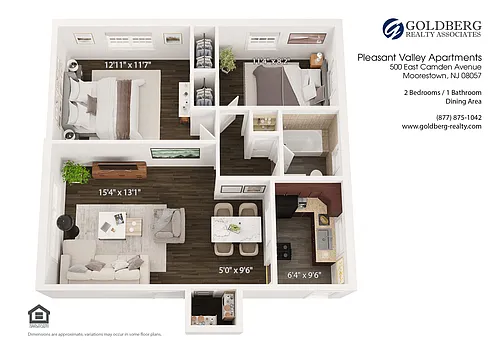 Floor plan 2 Bedroom