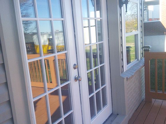 Rear French Doors Leading Onto Deck