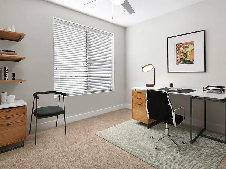 Carpeted Bedroom