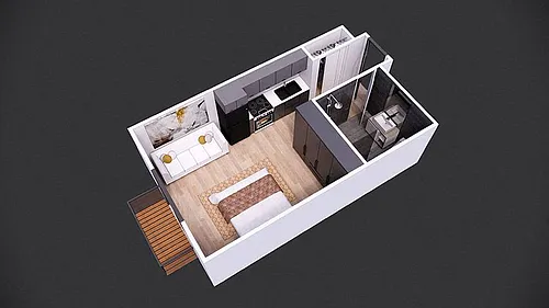 Floor plan Studio