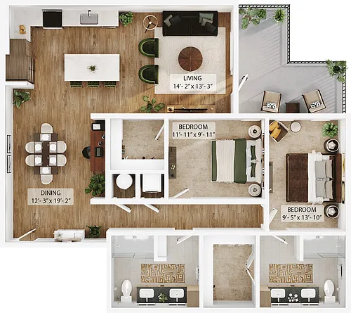 Floor plan B12