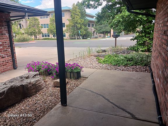 Looking out the front door