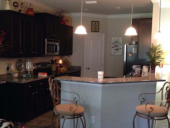 Looking into kitchen