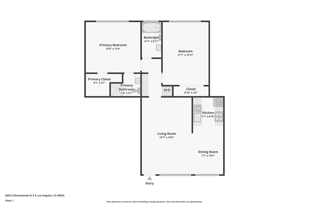 Floor plan 2BD2BA