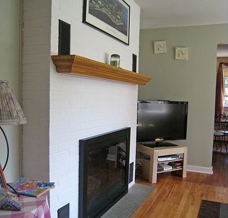 Brick Fireplace