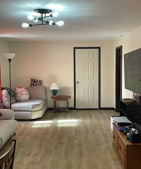 living room, furniture not included.