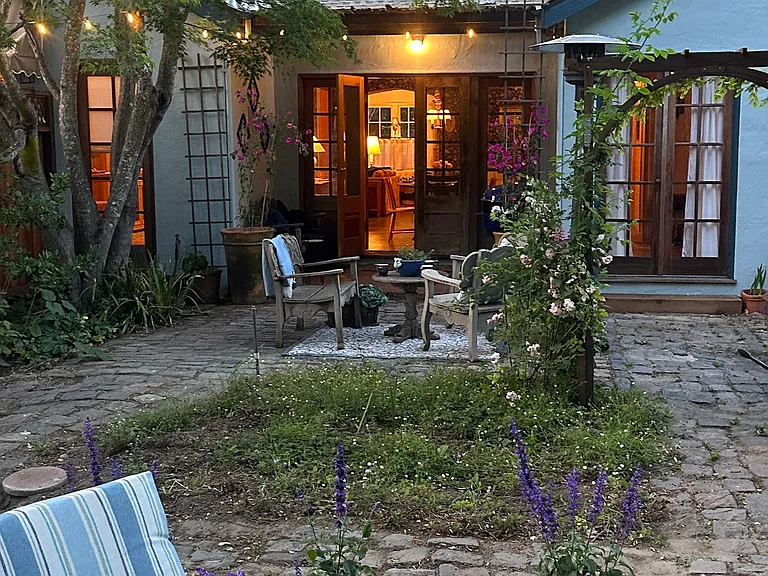 Imagine having dinner here under the trees