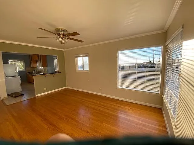 Living room without furnishings