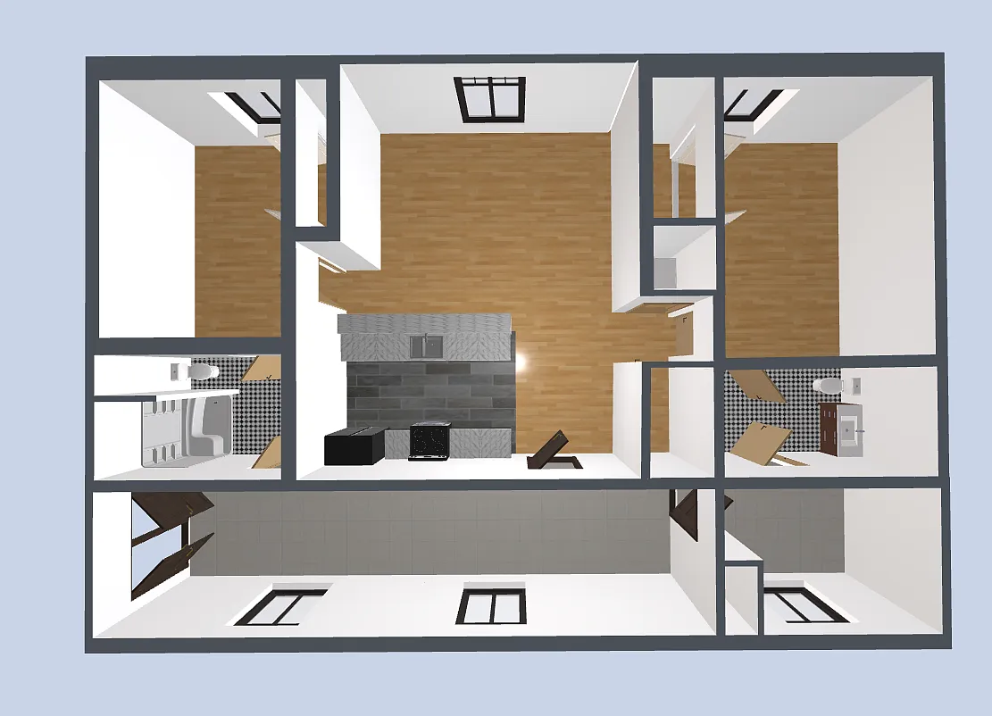 Floor plan 3 bed-2 bath