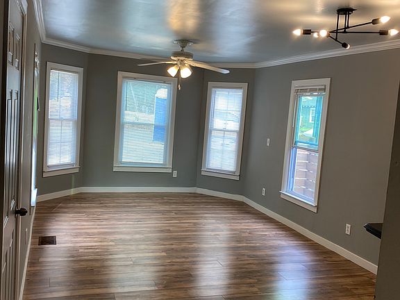 open concept living room dining room