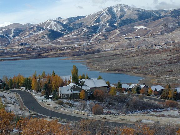 View of local area from walking path in community