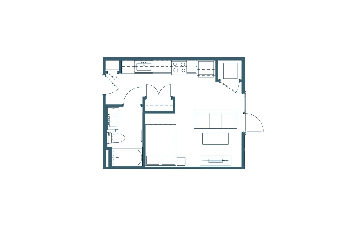Floor plan E1