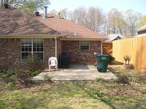 Rear of house and patio