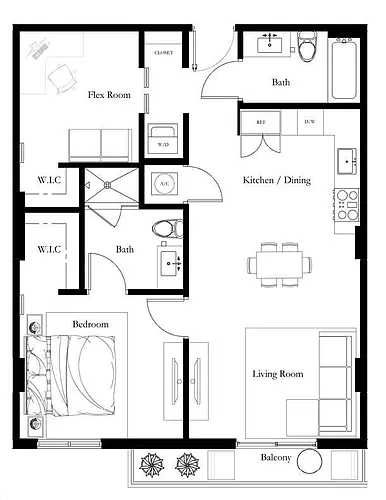 Floor plan SDAB1