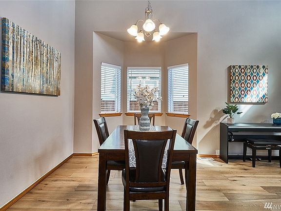 The spacious dining area.  