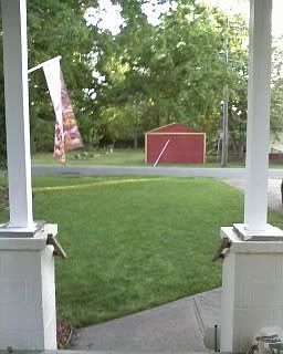 front entrance looking out