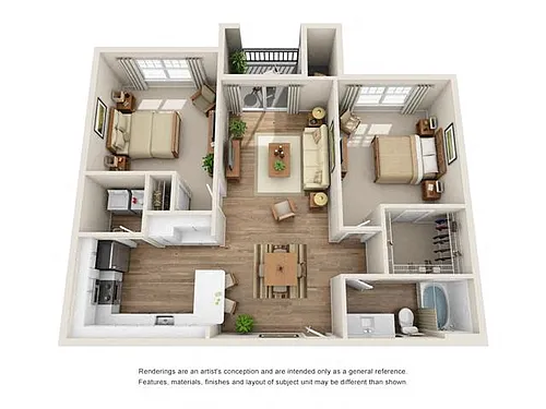 Floor plan B1B