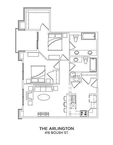 Floor plan The Arlington