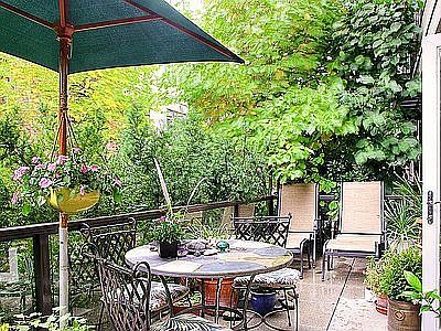 Rare Tropical Garden Patio Home with 250 sq. ft. Patio.