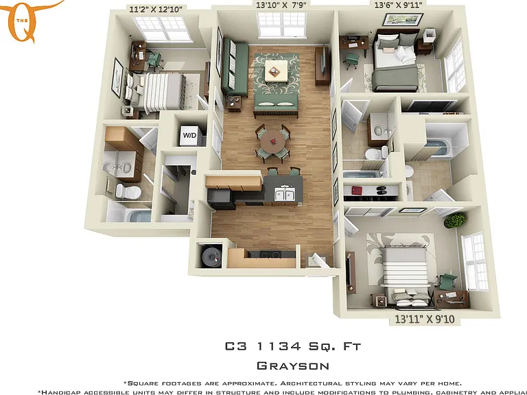 The Quarters Grayson House (Student Housing - Rent by the Bed) — Photo 88