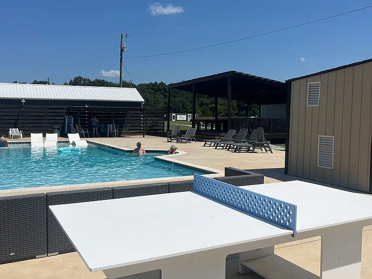 Neighborhood pool area