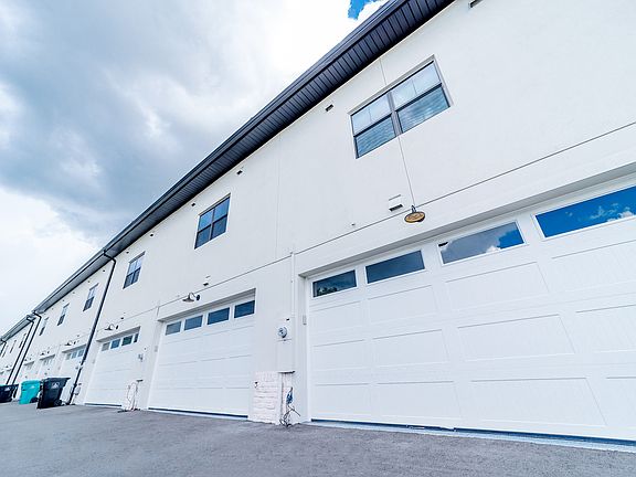 Oversized two car garage in the back
