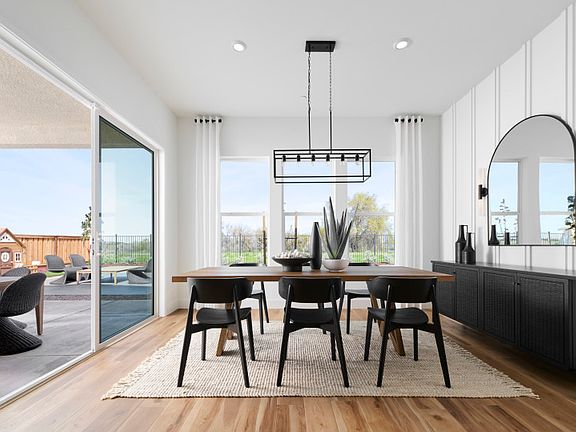 Beautiful cafe area with patio access