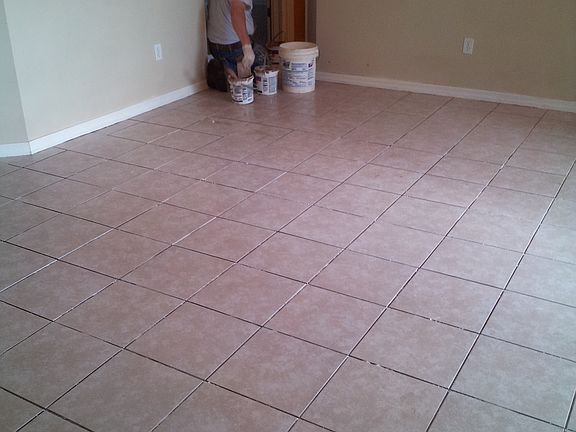 family room all tile