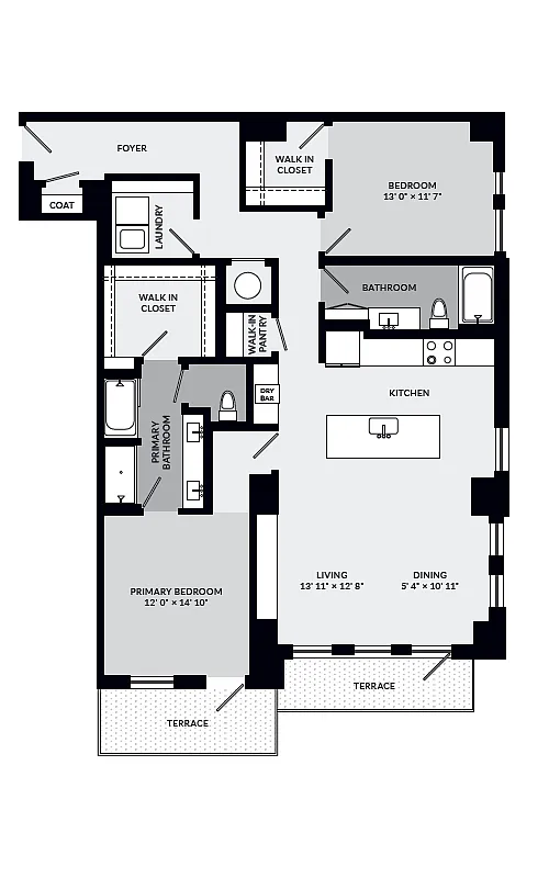Floor plan The Cole