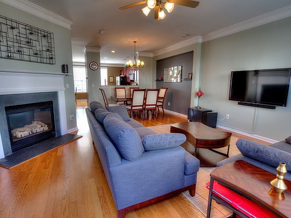 Great Room view to Dining Rm