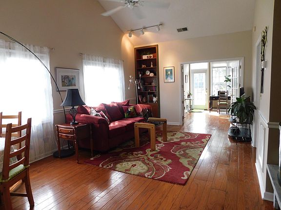 Living room facing sun room
