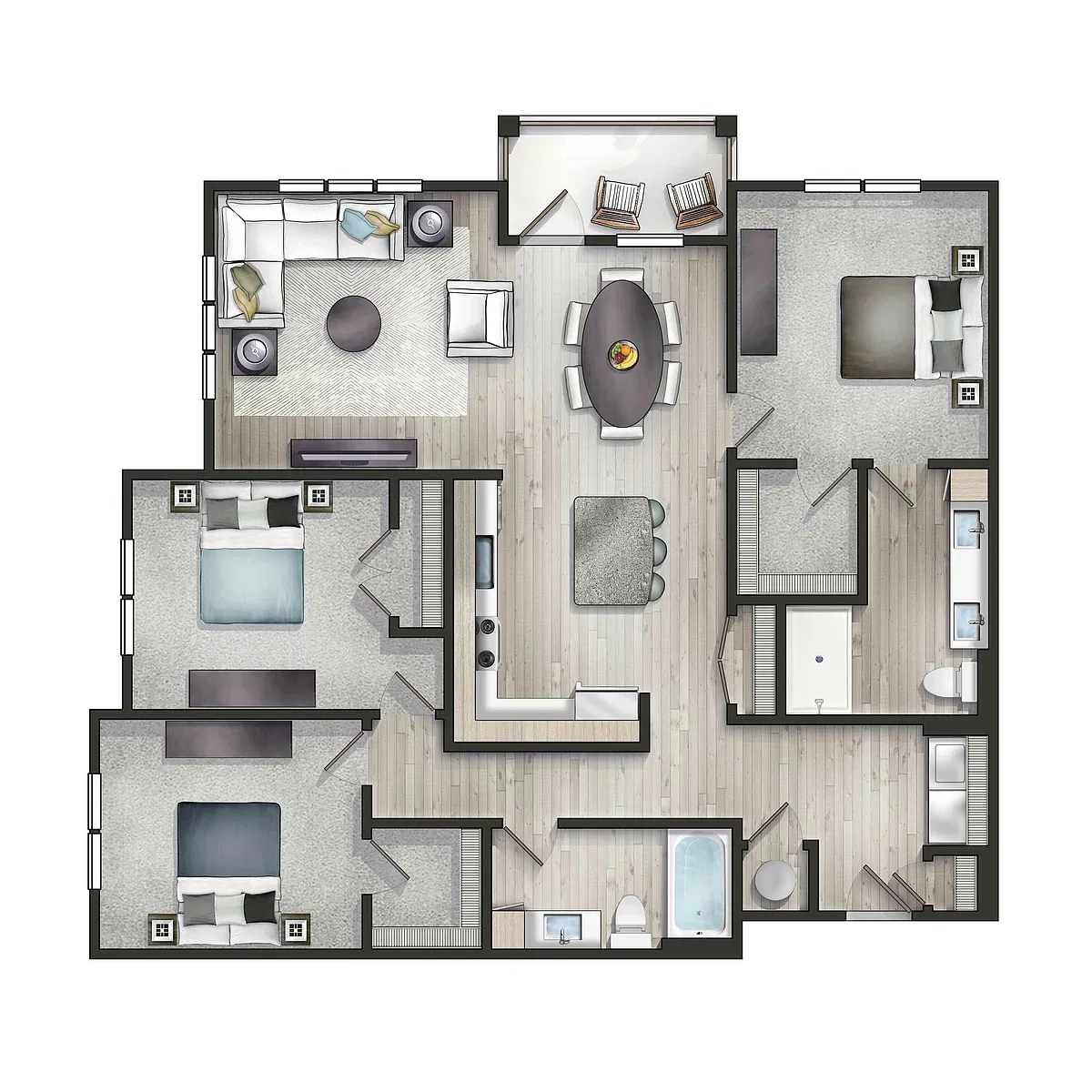 Floor plan Battaglia