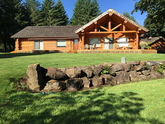Creek edge toward house