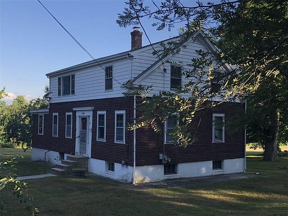 Side view of the farm