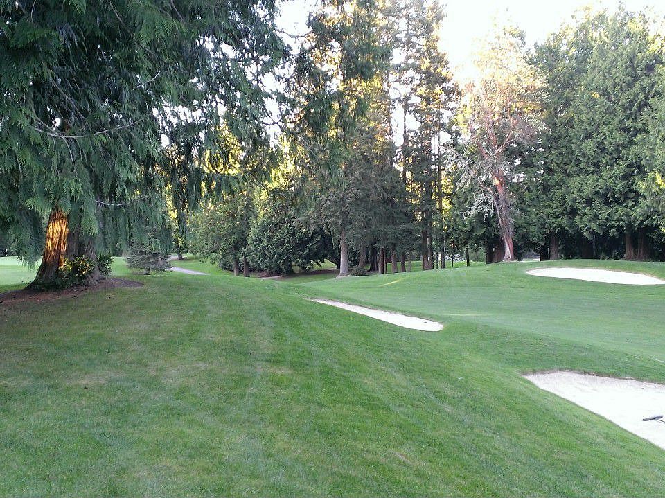 Fairway behind home