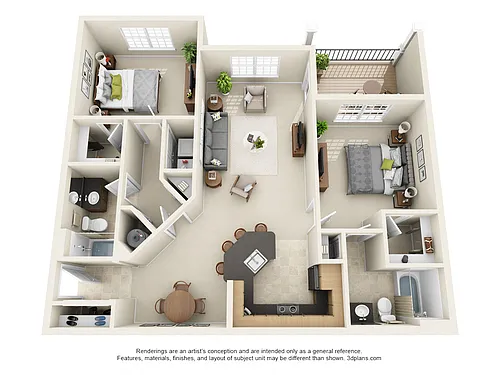 Floor plan The Sutter