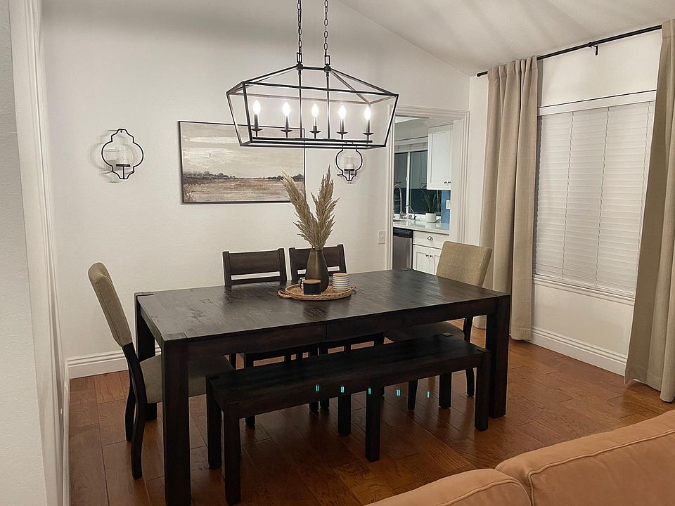 Dining Room w/Kitchen behind