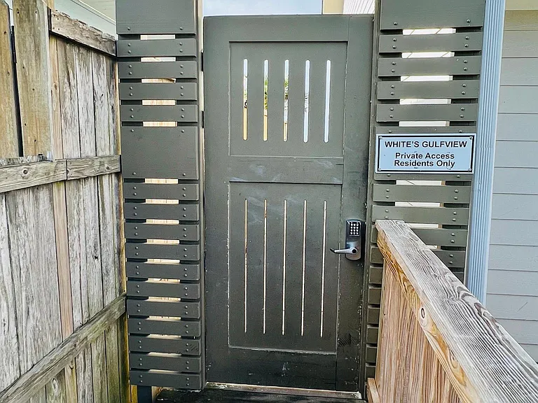 Gated private beach access is exclusive to the neighborhood