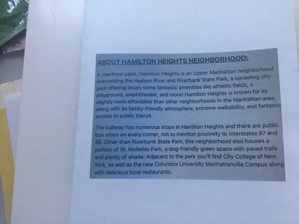 607 West 136th Street image 1 of 5