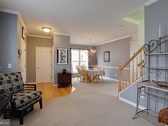 Open floor plan on the first floor