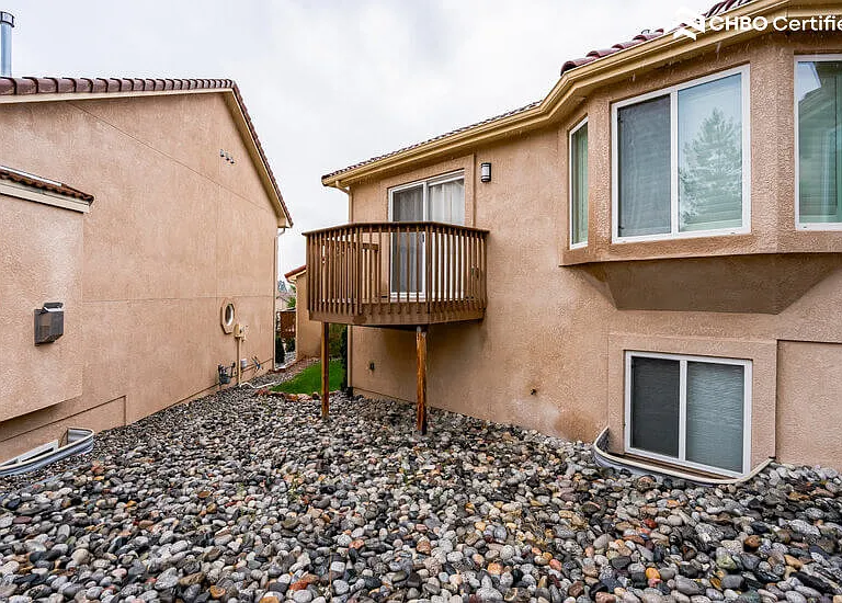 back view of property