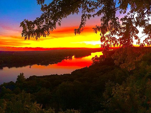 Sunset from dining room