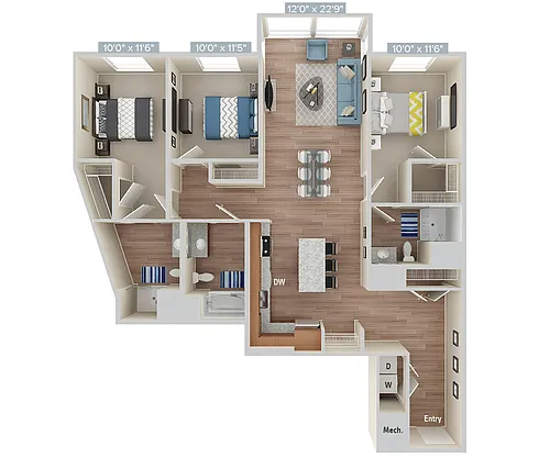 Floor plan 515