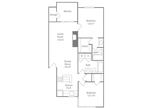 Floor plan Sandown