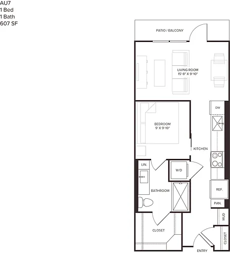 Floor plan AU7