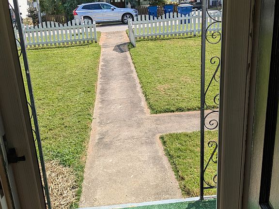 View from front door to street