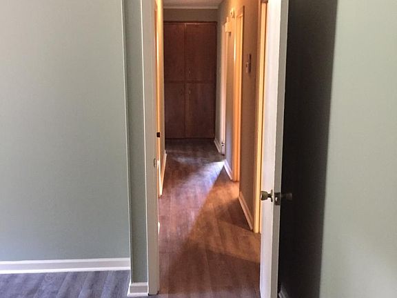 looking down hall to bedrooms