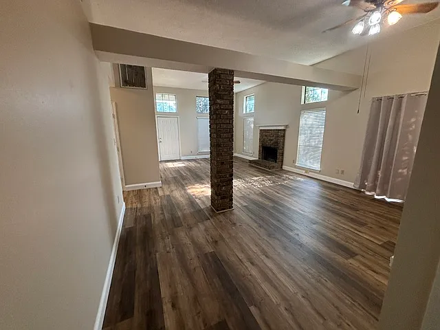 dining area and living room